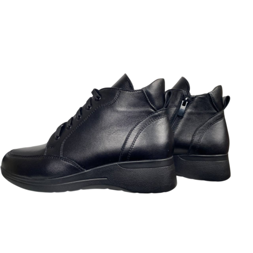 Черевики жіночі шкіряні SCORPION 2601 чорні байка