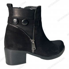 Ботинки Женские кожаные CANBERK BNT 921 9 (2252) siyah nubuk