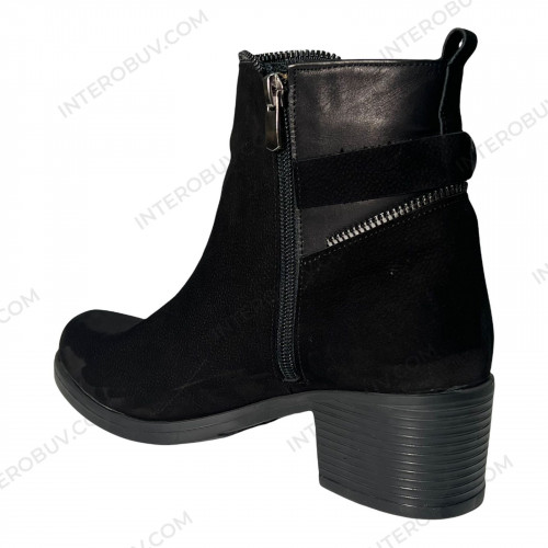 Черевики Жіночі шкіряні CANBERK BNT 921 9 (2252) siyah nubuk