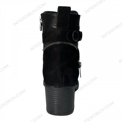 Черевики Жіночі шкіряні CANBERK BNT 921 9 (2252) siyah nubuk