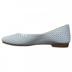 Балетки женские кожаные PRELLESTA 411 88 голубые