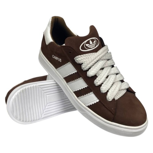 Кеди чоловічі шкіряні DENAR СAMPUS 1 25 коричневі білі