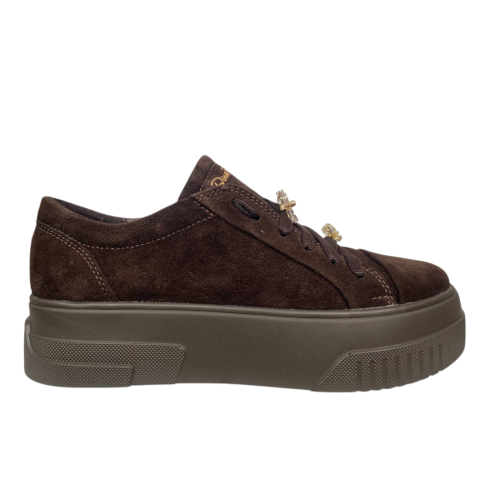 Кросівки жіночі замшеві DINO RICHI 444 25 шоколадні 