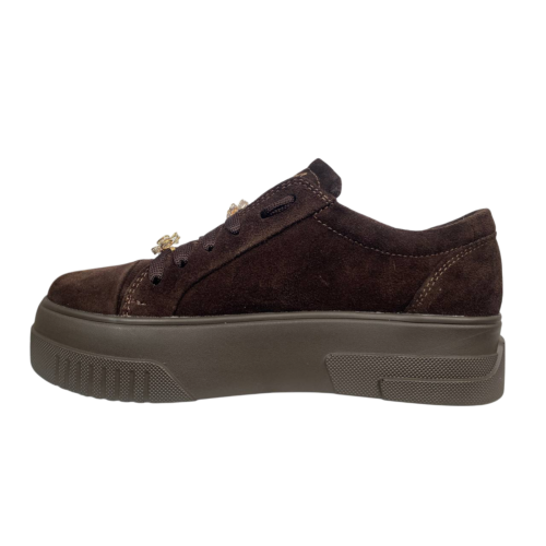 Кросівки жіночі замшеві DINO RICHI 444 25 шоколадні 