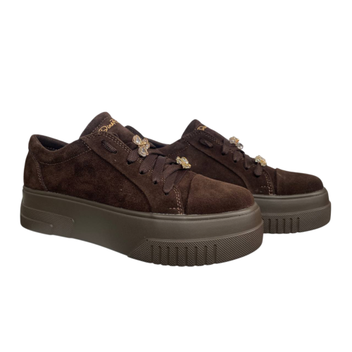Кросівки жіночі замшеві DINO RICHI 444 25 шоколадні 