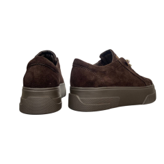 Кросівки жіночі замшеві DINO RICHI 444 25 шоколадні 