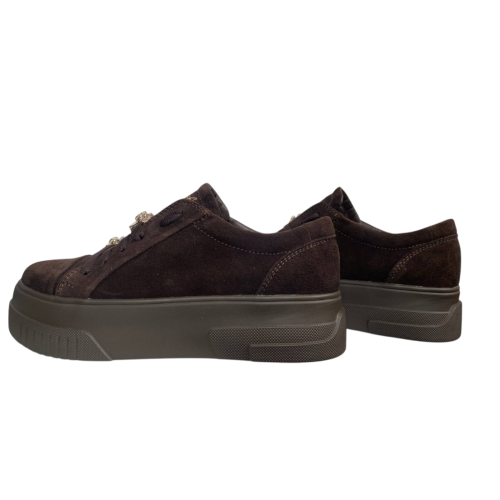 Кросівки жіночі замшеві DINO RICHI 444 25 шоколадні 