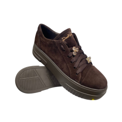 Кросівки жіночі замшеві DINO RICHI 444 25 шоколадні 