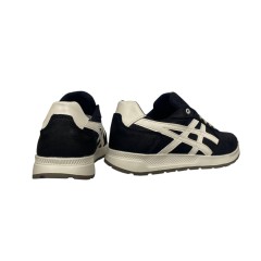 Кроссовки мужские кожаные CROSSAV 25-368/3 чер-мол