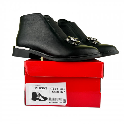 Ботинки Женские кожаные VLADEKS 1476 черный