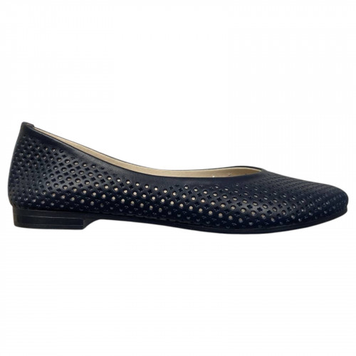 Балетки жіночі шкіряні PRELLESTA 411 01 чорні