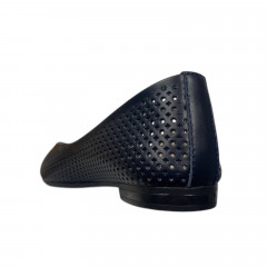 Балетки женские кожаные PRELLESTA 411 01 черные