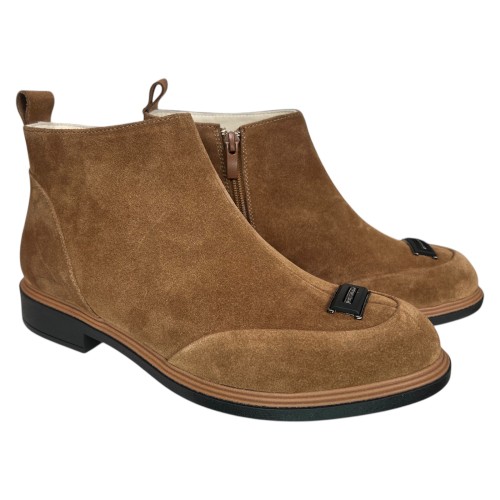 Ботинки женские замшевые VLADEKS 1495 27 коричневые DEMI