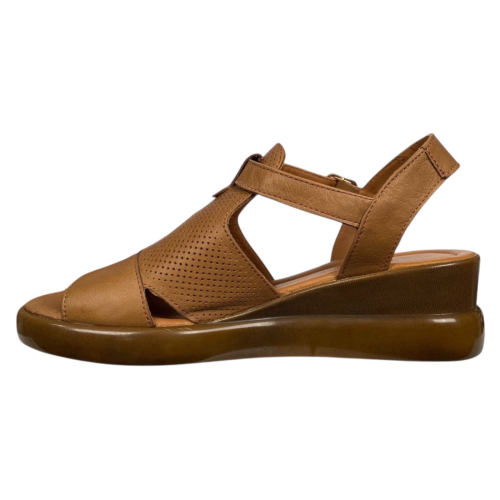 Жіночі шкіряні босоніжки PANDORA 340 27 руді