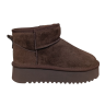 Угги жіночі замшеві UGG 260-5 brown хутро