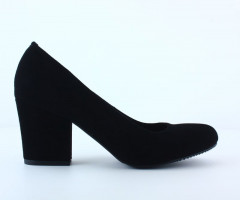 Туфли Женские кожаные ILONA 1 08 черный велюр