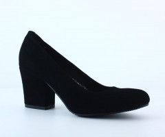 Туфли Женские кожаные ILONA 1 08 черный велюр