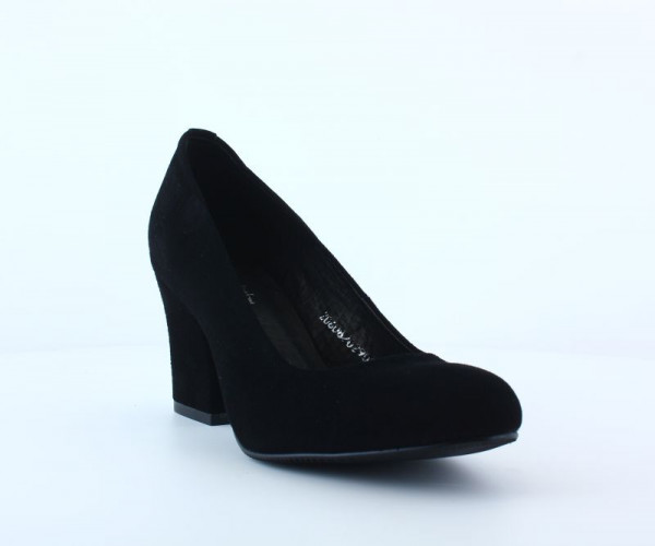 Туфлі Жіночі шкіряні ILONA 1 08 чорний велюр