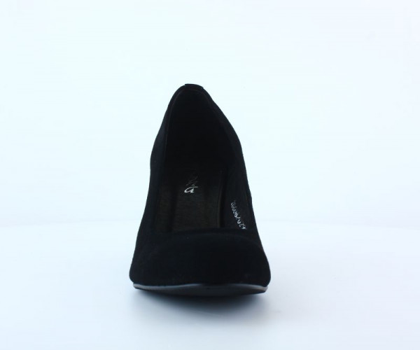 Туфлі Жіночі шкіряні ILONA 1 08 чорний велюр