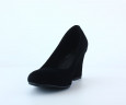 Туфлі Жіночі шкіряні ILONA 1 08 чорний велюр