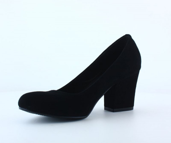 Туфлі Жіночі шкіряні ILONA 1 08 чорний велюр