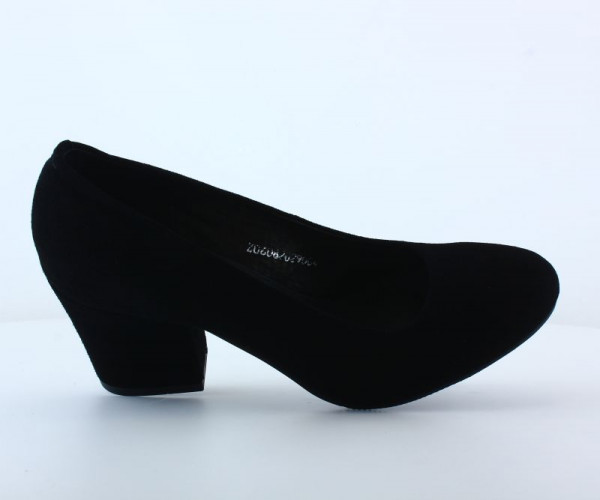 Туфлі Жіночі шкіряні ILONA 1 08 чорний велюр