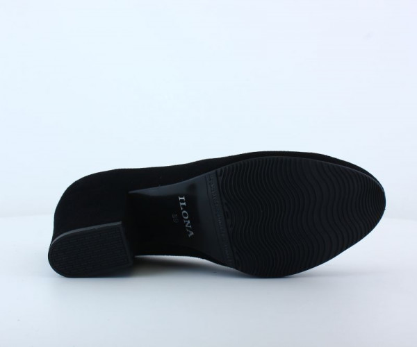 Туфлі Жіночі шкіряні ILONA 1 08 чорний велюр