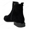Черевики Жіночі шкіряні ELVIX 1087 чорний замш байка