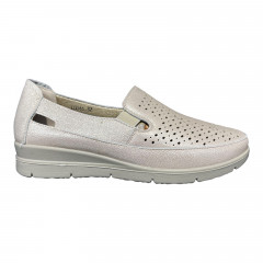 Балетки Женские кожаные BODRUM L0046 золотой