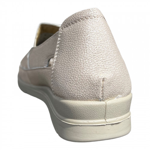 Балетки Женские кожаные BODRUM L0046 золотой