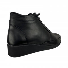 Черевики жіночі шкіряні ATO 450 01 чорний байка