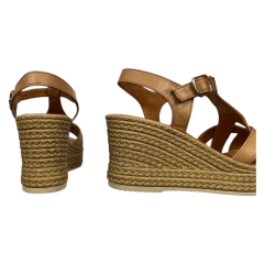 Жіночі шкіряні босоніжки PANDORA 712 27 коричневі