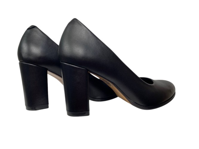 Туфли женские кожаные Scorpion 3052 черные каблуки