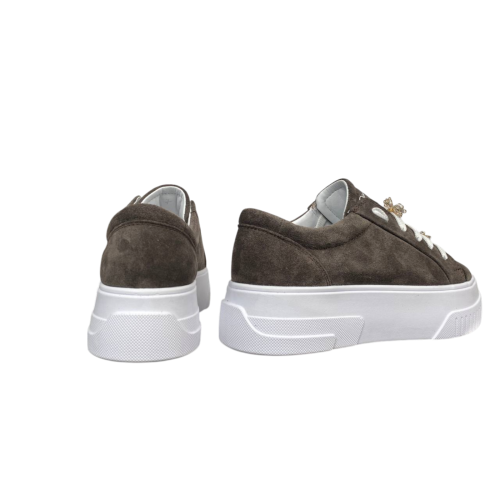 Кросівки жіночі замшеві DINO RICHI 444 сірі візон