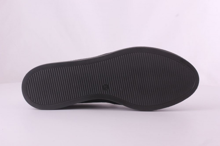 Балетки Женские кожаные CLAIRE 276 черный замш