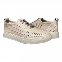 Кроссовки Женские кожаные PRELLESTA 1939 87 капучино