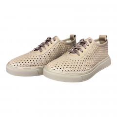 Кроссовки Женские кожаные PRELLESTA 1939 87 капучино