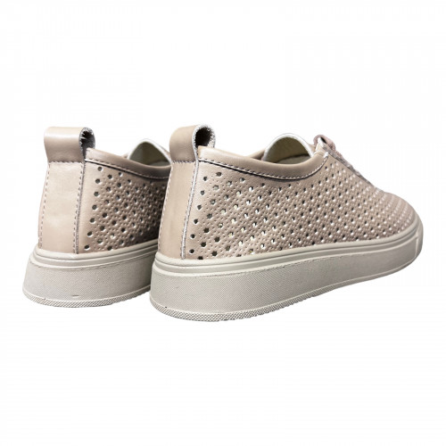 Кросівки Жіночі шкіряні PRELLESTA 1939 87 капучіно