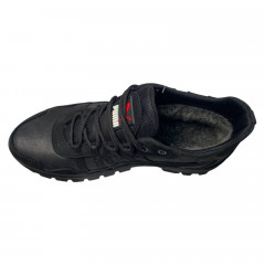 Кросівки Чоловічи шкіряні ICEFIELD 305 чорний хутро