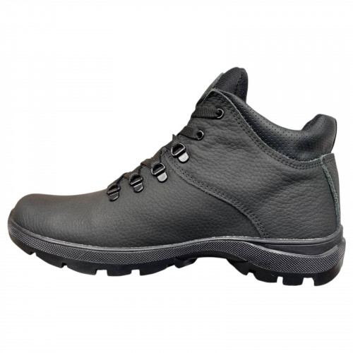 Ботинки мужские кожаные YAVGOR 552 черный мех