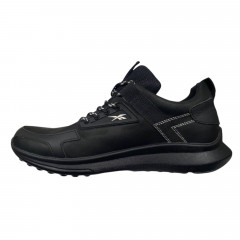 Кроссовки мужские кожаные DENAR R25 черные