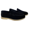 Лоферы женские замшевые HENGJI 335-3 черные