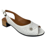 Босоніжкі жіночі шкіряні  PANDORA 360 05 білі