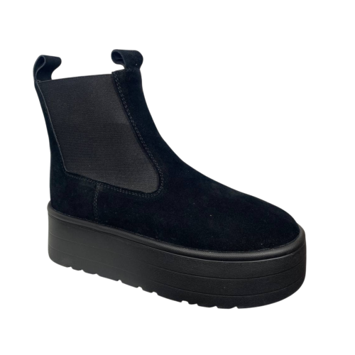 Черевики жіночі замшеві DINO RICHI 476 03 чорні хутро