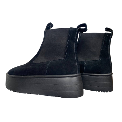 Черевики жіночі замшеві DINO RICHI 476 03 чорні хутро