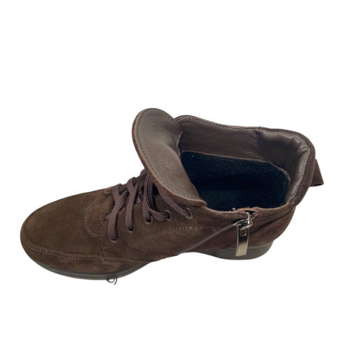 Черевики жіночі замшеві SCORPION 2601/72 демі коричневі 