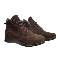 Черевики жіночі замшеві SCORPION 2601/72 демі коричневі