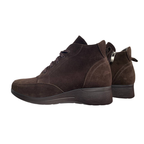 Черевики жіночі замшеві SCORPION 2601/72 демі коричневі 