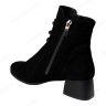 Черевики Жіночі шкіряні ELVIX 4024 чорний замш байка