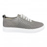 Кроссовки Женские кожаные PRELLESTA 1939 46 серый перфорация